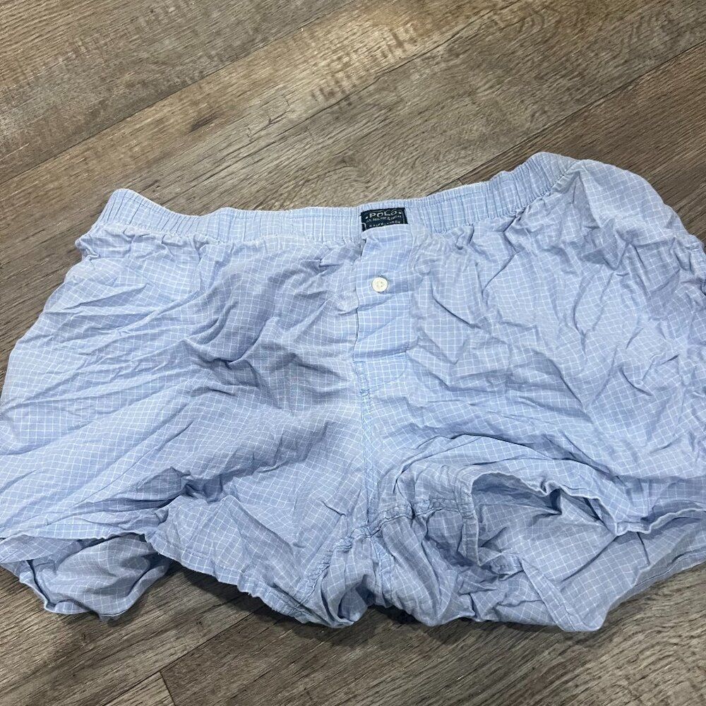Polo Ralph Lauren blue‎ boxers L